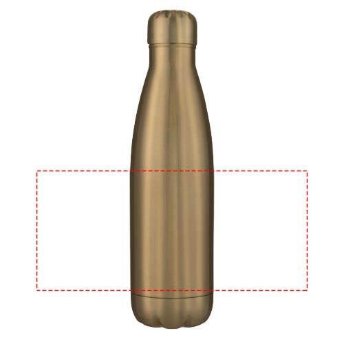Bouteille en acier inoxydable 500 ml à isolation sous vide Cove: Tout autour · Impression numérique à 360°