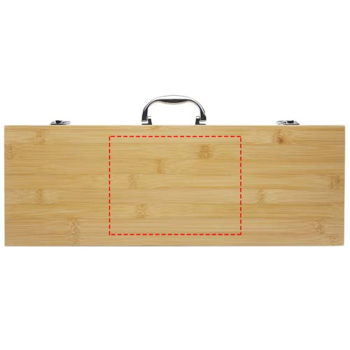 Ensemble de barbecue 3 pièces Assadus: Boîte · Gravure laser