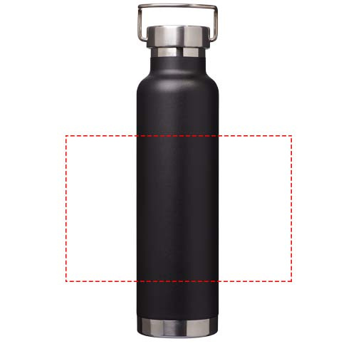 Bouteille de sport 650 ml à isolation sous vide avec couche de cuivre Thor: Tout autour (1 couleur) · Sérigraphie circulaire