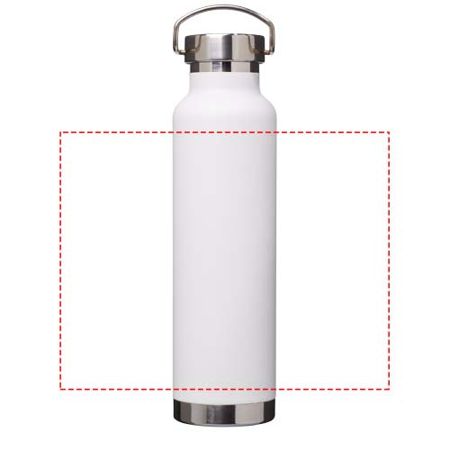 Bouteille de sport 650 ml à isolation sous vide avec couche de cuivre Thor: Marquage circulaire · Impression numérique à 360°