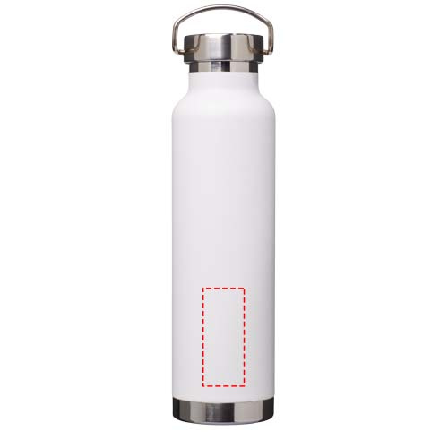 Bouteille de sport 650 ml à isolation sous vide avec couche de cuivre Thor: Face avant · Tampographie