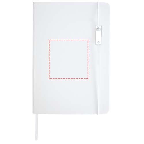 Legato Elegance A5 hard cover notebook and rollerball pen set: Notebook front · Embossing/Debossing