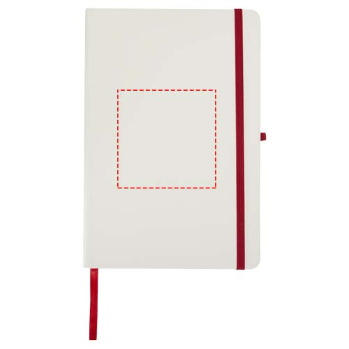 Spectrum, carnet A5 à couverture rigide et tranche colorée: Face avant · Tampographie