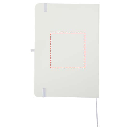Spectrum, carnet A5 recyclé à couverture rigide: Face arrière · Sérigraphie