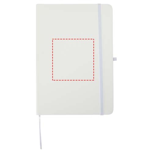Spectrum, carnet A5 recyclé à couverture rigide: Face avant · Sérigraphie