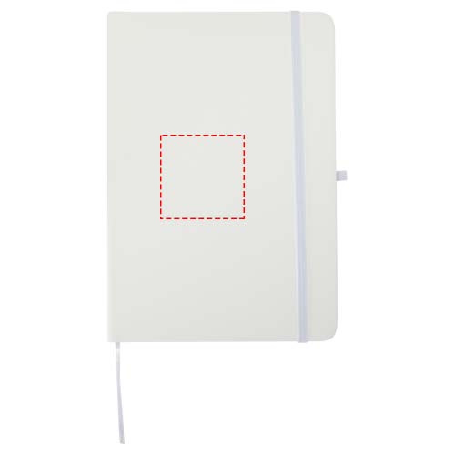 Spectrum, carnet A5 recyclé à couverture rigide: Face avant · Marquage à chaud
