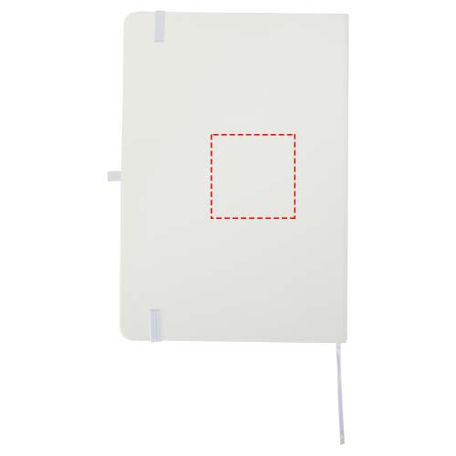Spectrum, carnet A5 recyclé à couverture rigide: Face arrière · Tampographie