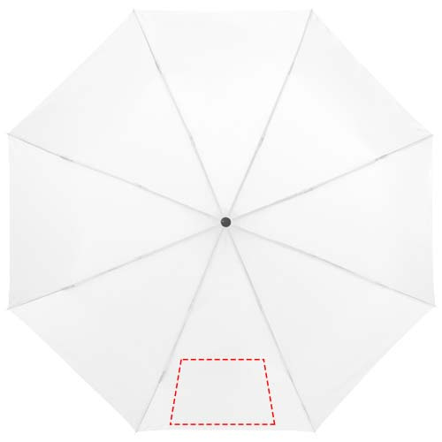 Parapluie pliant 21.5 pouces Ida: Panneau 1 · Sérigraphie