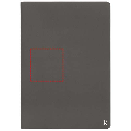 Lot de deux carnets A5 en papier de pierre Karst®: Carnet 1 · Tampographie