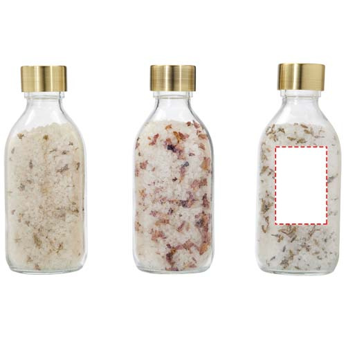 Wellmark Just Relax 3-piece 200 ml bath salt gift set: 3rd bottle · Digital sticker