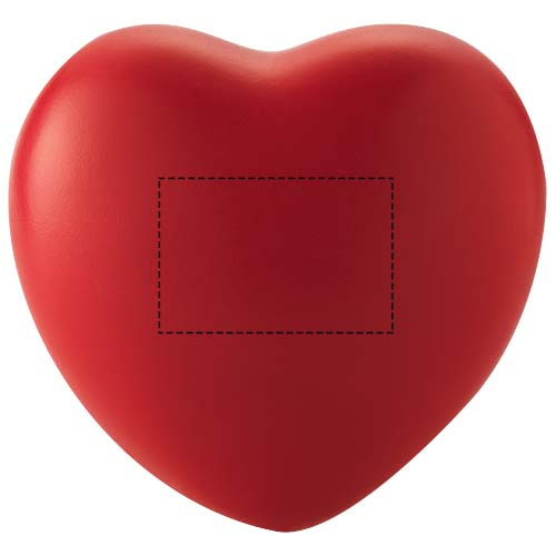 Sydämenmuotoinen stressilelu: Front · Padprint