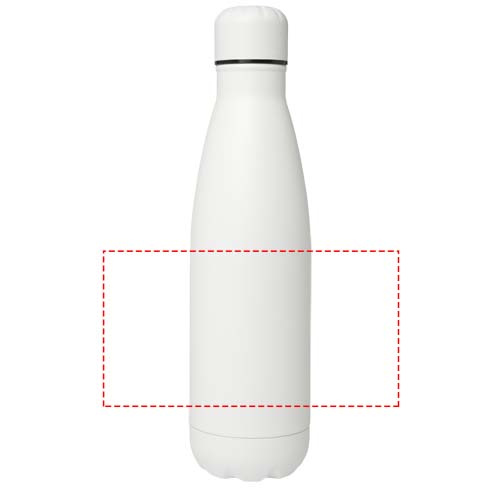 Bouteille en acier inoxydable 500 ml à isolation sous vide Cove: Tout autour · Sérigraphie circulaire