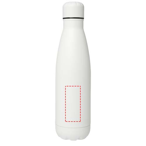 Bouteille en acier inoxydable 500 ml à isolation sous vide Cove: Face avant · Tampographie