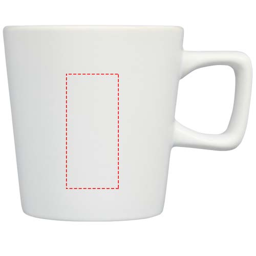 Ross — ceramiczny kubek 280 ml: Przód · Tampondruk