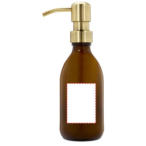 Wellmark Soft Hands 250 ml hand lotion dispenser: Back · Digital sticker