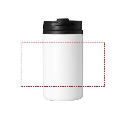 Mojave 250 ml Isolierbecher aus recyceltem Edelstahl: Wrap · Screenround