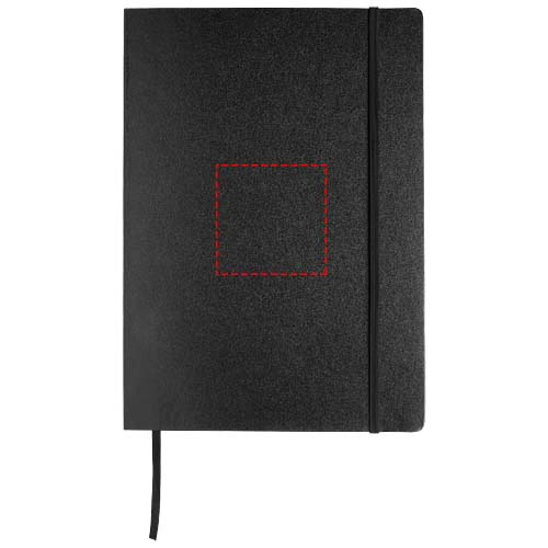 Carnet A4 à couverture rigide Executive: Face avant · Marquage à chaud