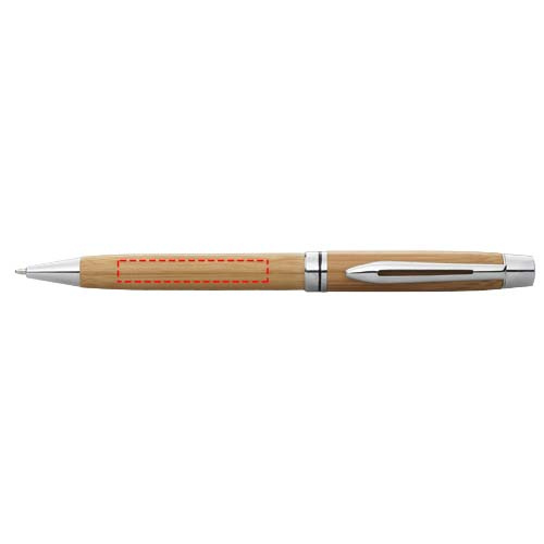 Stylo à bille en bambou Jakarta: Corps du stylo · Tampographie