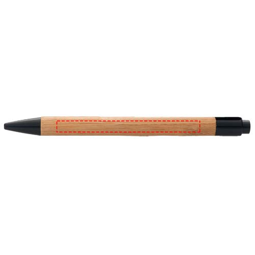 Stylo à bille en bambou Borneo: Corps du produit · Impression numérique