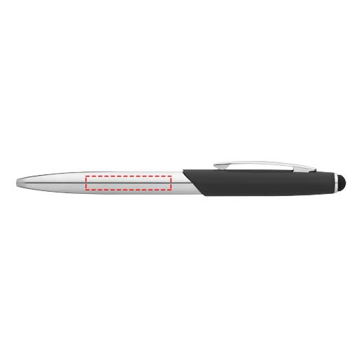Ensemble stylo à bille tactile et roller Geneva: Corps du stylo à bille · Gravure laser