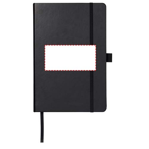 Carnet relié A5 Nova: Face avant · Doming en quadrichromie