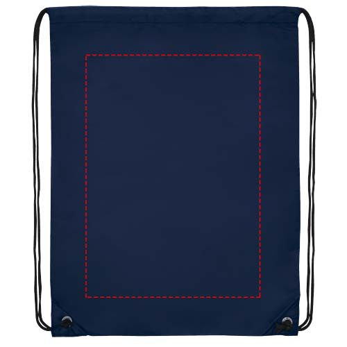 Sac à cordon premium 5 l Oriole: Face arrière · Sérigraphie