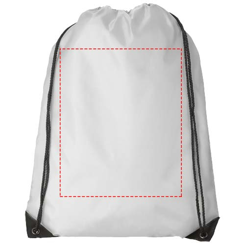 Sac à cordon premium 5 l Oriole: Face avant · Transfert