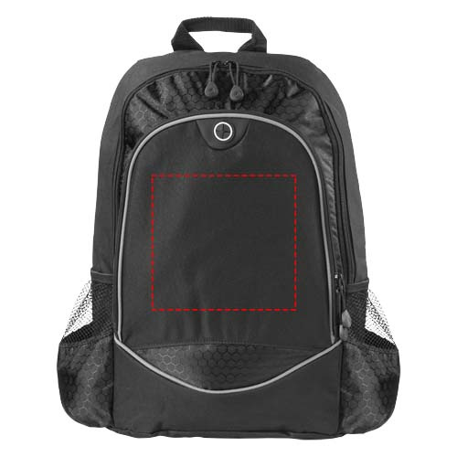Sac à dos 15 l pour ordinateur 15 pouces Benton: Face avant · Sérigraphie