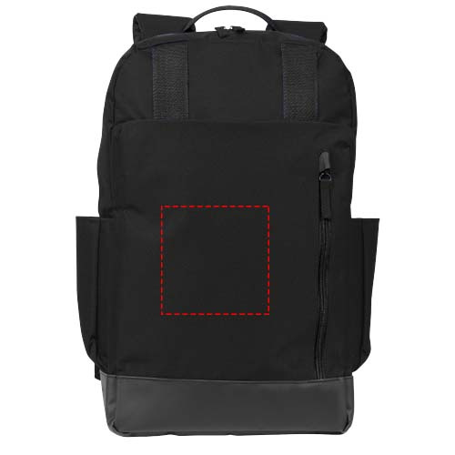 Sac à dos 14 l pour ordinateur 15,6 pouces Compu: Face avant · Sérigraphie