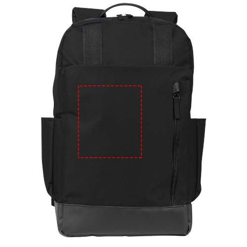 Sac à dos 14 l pour ordinateur 15,6 pouces Compu: Face avant · Transfert DTF