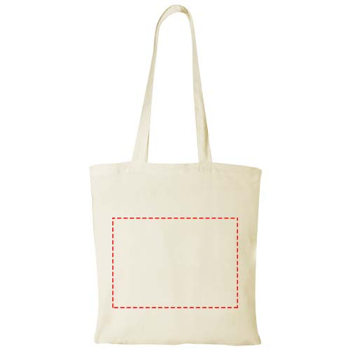 Sac cabas en coton 180 g/m² de 7 l Peru: Face avant · Transfert DTF