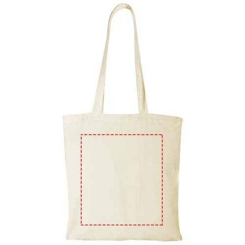 Sac cabas en coton 180 g/m² de 7 l Peru: Face avant · Sérigraphie