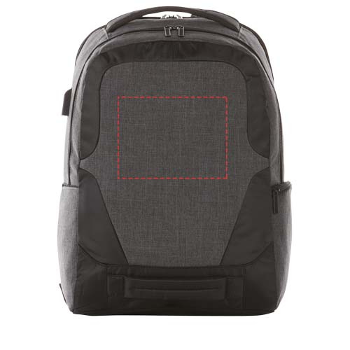 Sac à dos TSA 18 l pour ordinateur 17 pouces Overland: Face avant · Transfert