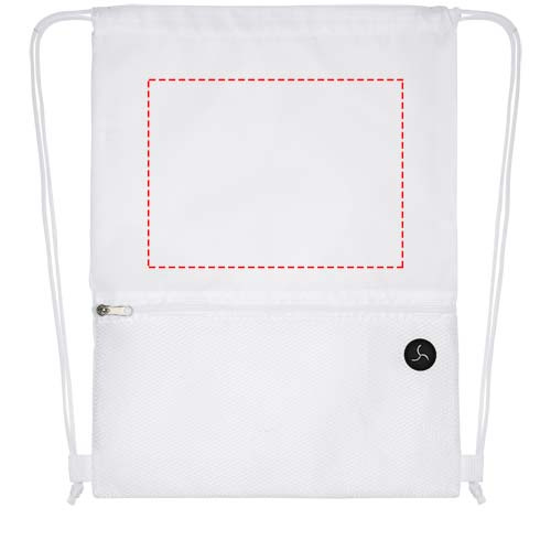 Sac à cordon en filet 5 l Oriole: Face avant · Sérigraphie