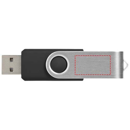 Clé USB 2 Go Rotate-basic: Face avant · Sérigraphie