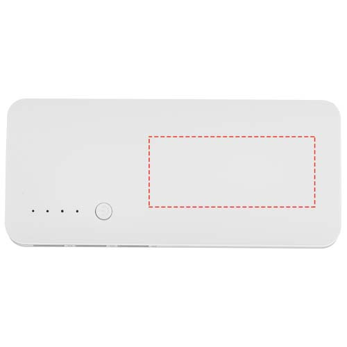 Spare 10,000 mAh power bank: Front · Padprint