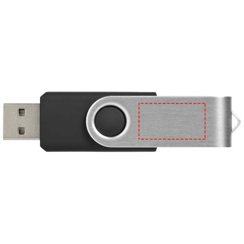 Clé USB 16 Go Rotate-basic: Face avant · Gravure laser