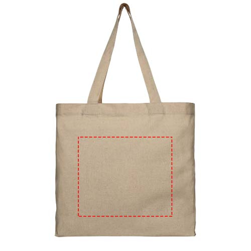 Sac cabas à soufflet recyclé 210 g/m² de 13 l Pheebs: Face arrière · Transfert