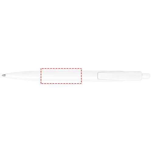 Stylo à bille en plastique PET recyclé Marksman Alessio avec impression personnalisable: Corps du stylo · Sérigraphie circulaire