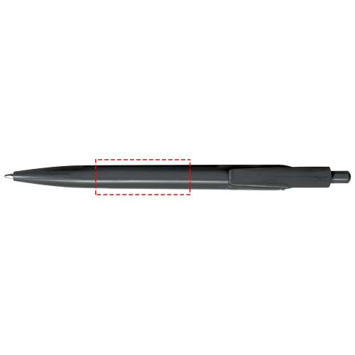 Stylo à bille en plastique PET recyclé Marksman Alessio avec impression personnalisable: Corps du stylo · Sérigraphie circulaire