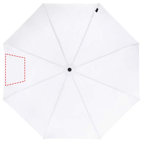 Parapluie pliant 21 pouces résistant au vent en PET recyclé Birgit: Panneau 7 · Transfert