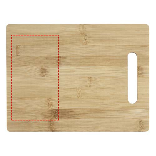 Planche à découper en bambou Basso: Face avant · Gravure laser