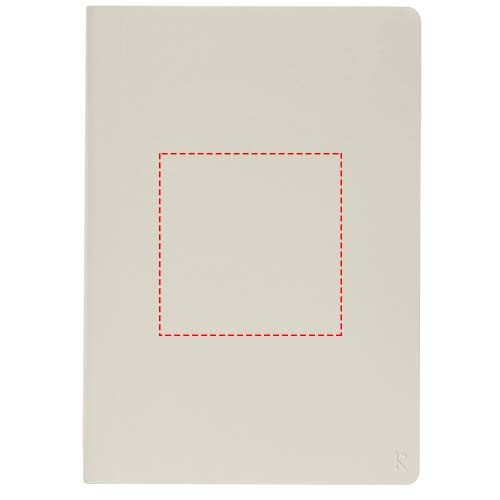 Carnet ligné A5 à couverture souple Karst®: Face avant · Marquage à chaud