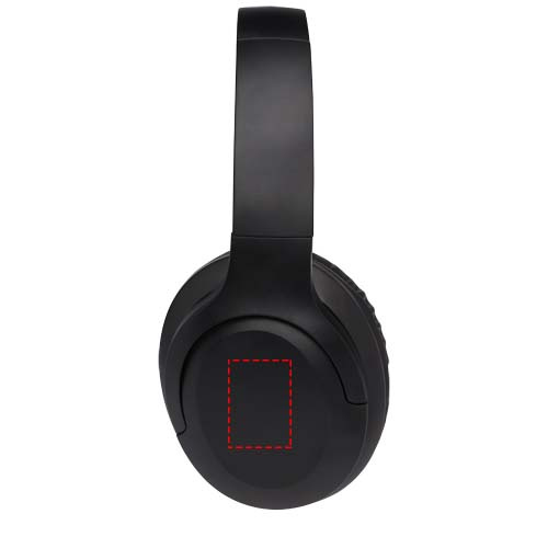 Casque Bluetooth® en plastique recyclé Loop: Coque de l’oreillette droite · Tampographie