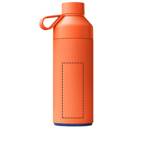 Bouteille isotherme 1 000 ml à isolation sous vide Big Ocean Bottle: Wrap · 360 Laser engraving