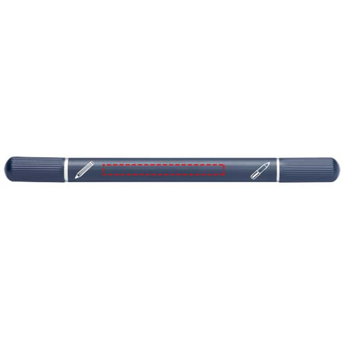Ensemble de stylo à bille et carnet Skribo: Corps du produit · Gravure laser