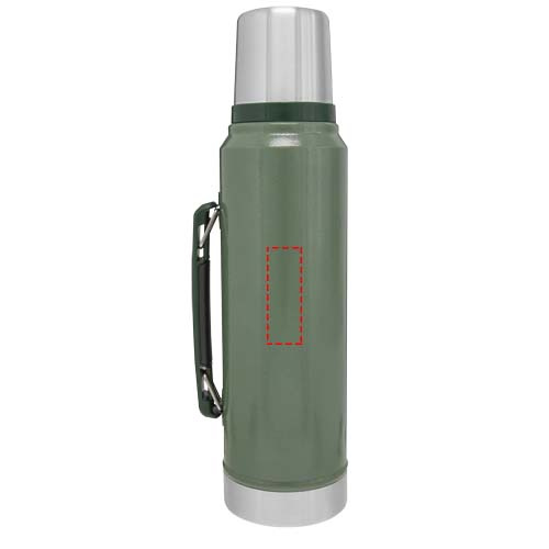 Bouteille isotherme Stanley Classic 1 000 ml: Arrière de la bouteille · Gravure laser
