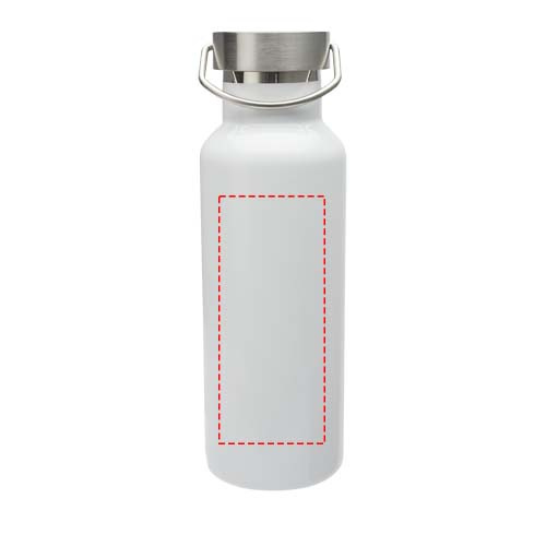 Gourde Sedona 500 ml en acier inoxydable recyclé certifié RCS: Front · Laser engraving