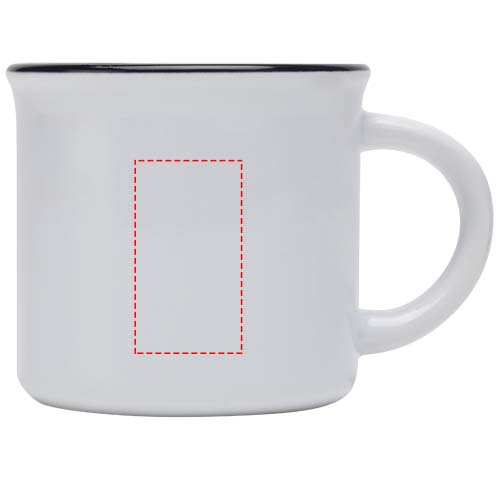 Mug en céramique Bari 240 ml: Front · Laser engraving