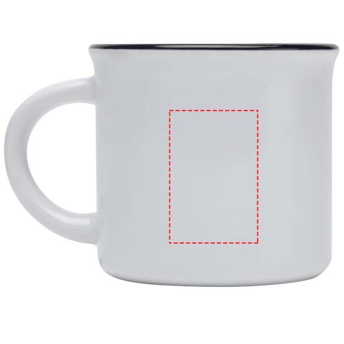 Mug en céramique Bari 240 ml: Back · Padprint